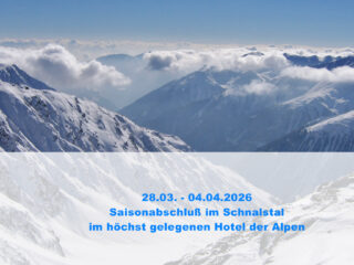 Saisonabschluss Schnalstal 2026