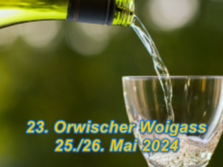 Weinfest 23. Orwischer Woigass