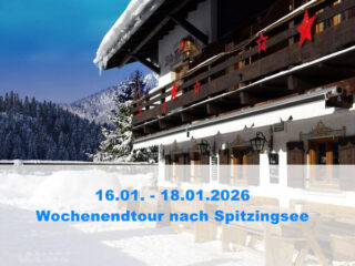 Wochenendtour nach Spitzingsee